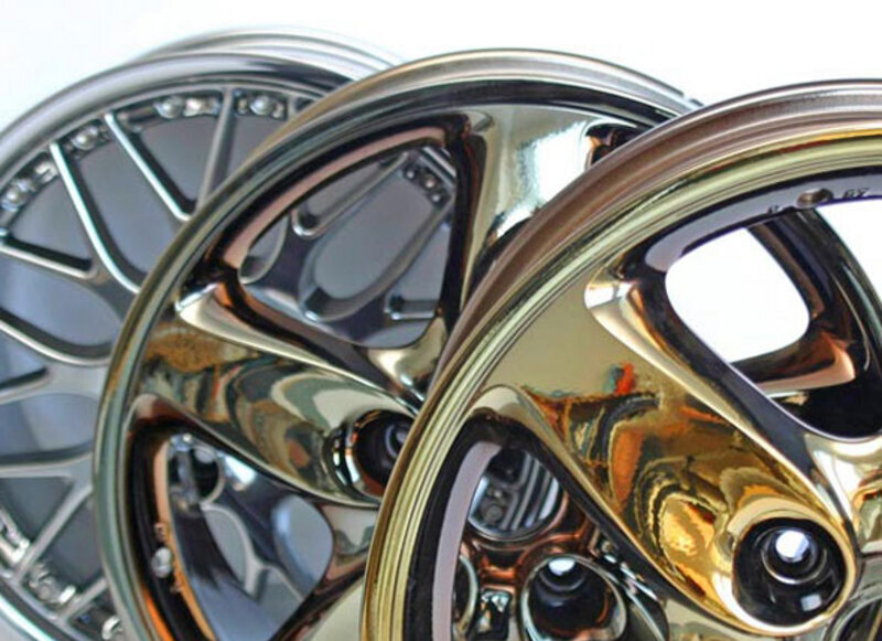 Dekorative Beschichtung f&uuml;r Felgen