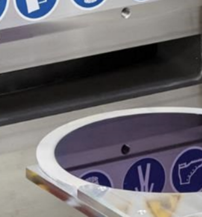 Beschichteter Wafer im Prozesshandler