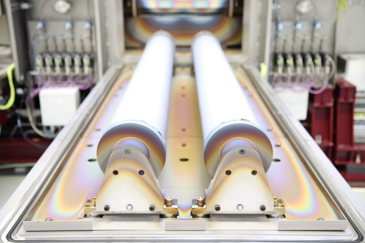 FHR Inline Beschichtungsanlage PVD Quellen