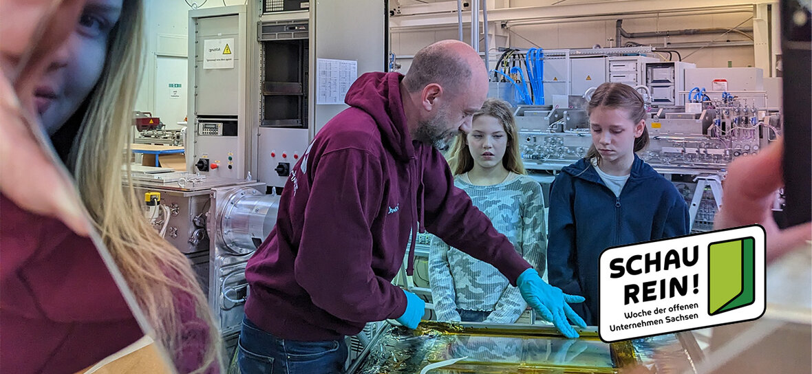 Bild mit Teilnehmenden des "schau-rein" Tages