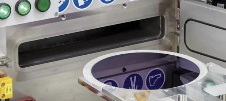 Beschichteter Wafer im Prozesshandler