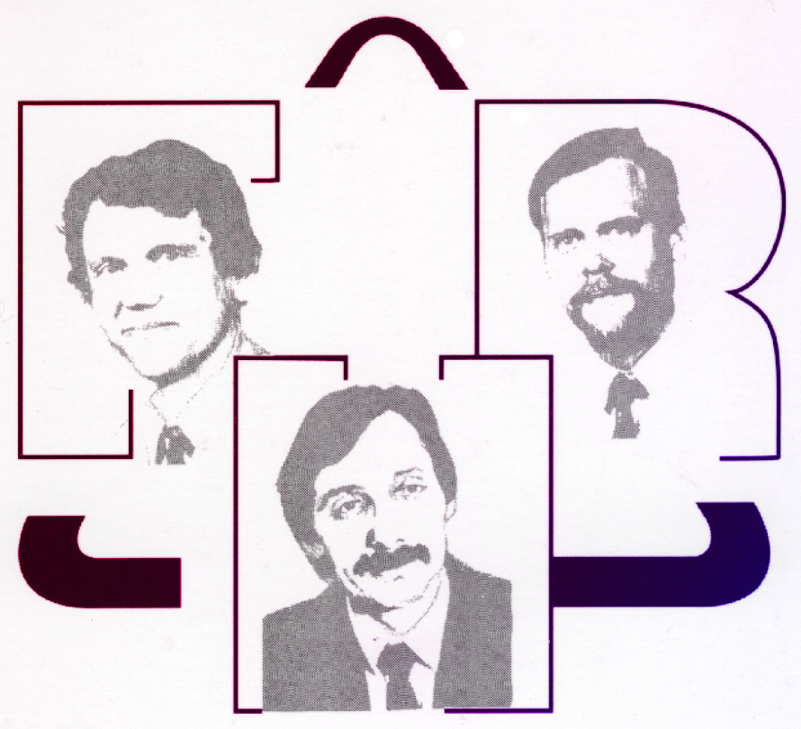 Alte Portraitaufnahmen der drei Gr&uuml;nder